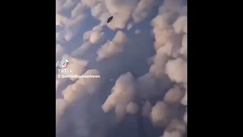 several UFOs filmed by an American Air Force jet