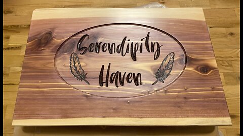 Serendipity Haven - Outdoor Sign on CNC