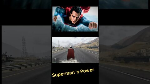 Superman in GTA 5 | Fly Superman in GTA 5 | Super punch of Superman #gtav #youtubeshorts #shorts