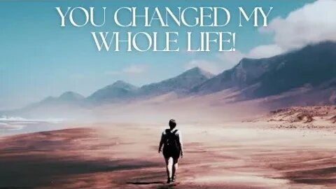 YOU changed my whole life! Thankful!✝️🕊️😥 Sharing what happened, song and scripture at bottom!