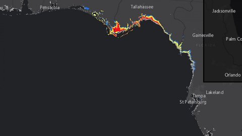 The Shape Of Florida's Gulf Coastline Can Make Storm Flooding Worse