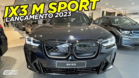 NOVA BMW IX3 M SPORT 2022 COM 286 CV E QUASE 500 KM DE AUTONOMIA É MELHOR QUE VOLVO XC40?