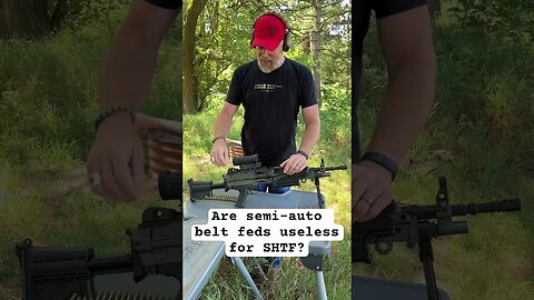 Are semi-auto belt fed rifles useless for SHTF?