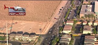 Backup near Desert Oasis High school