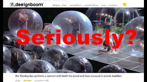 Concert Performed In Bubbles