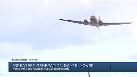 'Greatest Generation Day' flyover