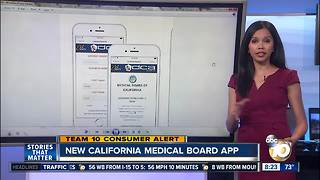 New app will notify of change in doctor's license