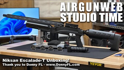 Niksan Escalade T .22 Caliber Unboxing - Donny FL, New Sponsor, New Airguns, AWESOME!