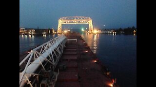 Sailing St. Mary's Channel, Vessel approaching traffic @ Night