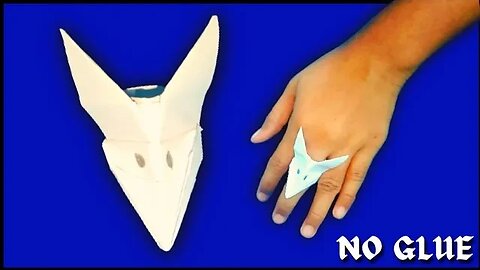 Easy Origami Paper Ring. how to make paper ring