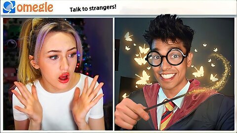 Harry Potter Does Magic On Omegle sexy girl