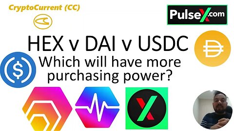 HEX v DAI v USDC: Which will have more purchase power in PulseChain Launch?