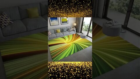 Abstract Geometric Optical Doormat Non-slip Floor Mat Living Room Décor Rug #motivationalspeech