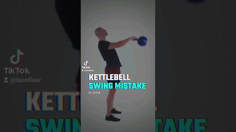Don't make this common kettlebell swing mistake. Lifting with the back. #kettlebellswing