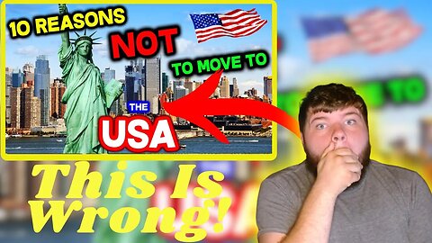 American Reacts To | Top 10 Reasons NOT to Move to the United States of America