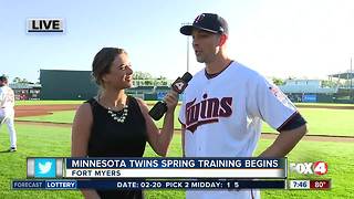 Minnesota Twins spring training home opener this weekend