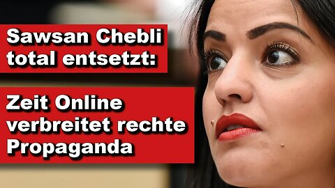 Sawsan Chebli total entsetzt: Zeit Online verbreitet rechte Propaganda (Kurze Wortmeldung)