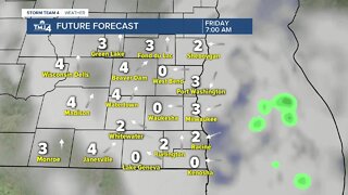 Mostly cloudy start to the weekend