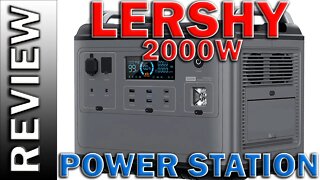 LERSHY Portable Power Station 2000W Solar Generator 1997Wh Battery Backup Review