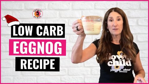 Super Easy Low Carb Eggnog