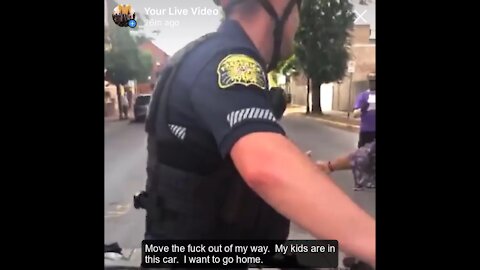 Black Lady Goes off on Traffic Blocking Mostly White BLM Crew