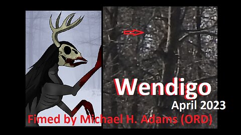 AMAZING Wendigo Filmed by Michael Adams ORD on April 2023