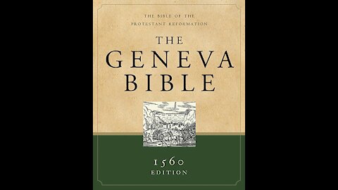 The Geneva Bible to celebrate my first Follower!