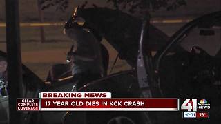 Police: 17-year-old killed in KCK crash