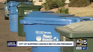 City of Surprise temporarily halts recycling program