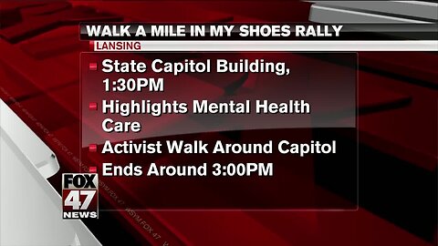 Walk A Mile In My Shoes Rally happening Thursday at the State Capitol