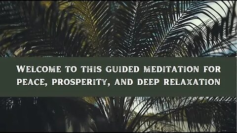 Welcome to this quick and peaceful guided meditation for peace, prosperity, and deep relaxation #fyp