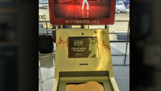 Hands-only CPR training kiosk debuts at Cleveland Hopkins International Airport