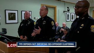 TPD defends not enforcing sex-offender clusters