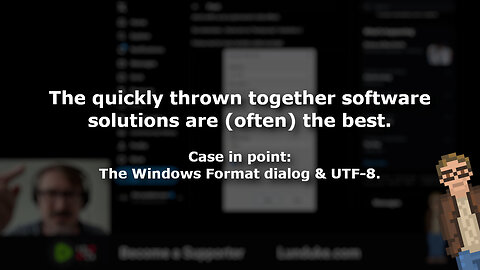 Quickly thrown together software solutions are (often) the best.