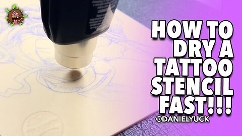 Tattooing 101-How To Dry Tattoo Stencils Fast