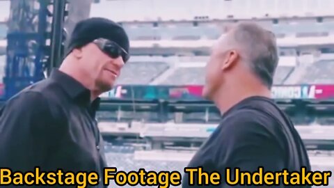 Backstage Footage of The Undertaker with WWE Superstars