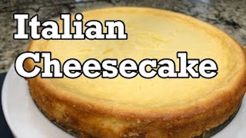 How To Make Delicious Cheesecake ITALIAN STYLE- with Ricotta Cheese- Amazin’ Cookin’.