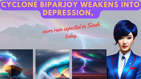 Cyclone Biparjoy weakens into depression, more rain expected in Sindh today.Zeekay News