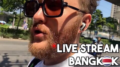 Bangkok Live Stream (Walking Around BTS On Nut, Local Thai Street Market)