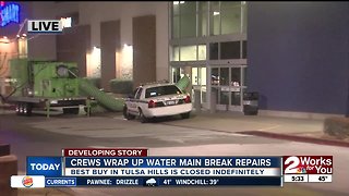 Tulsa Hills Best Buy closed indefinitely after store floods