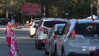 Delays at University Mall vaccination site