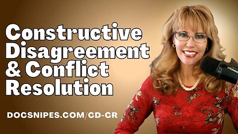 Constructive Disagreement and Conflict Resolution: Respecting Boundaries and Maintaining Composure