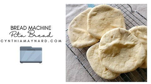 Soft & Puffy Bread Machine Pita Dough 🌯 EASY!