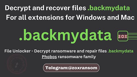 How to Decrypt Ransomware Files in One Simple Step .backmydata - Phobos family