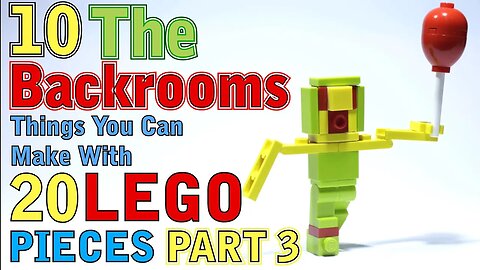 10 The Backrooms things you can make with 20 Lego pieces Part 3