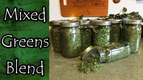 Making and Using a Mixed Greens Blend