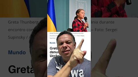 Greta Thunberg denuncia 'ecocídio' na Ucrânia #shortsvideo