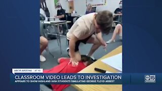 Video circulating internet of Highland high schoolers reenacting George Floyd murder, many students outraged