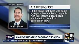 AIA investigating sabotage scandal