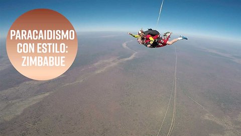 Paracaidismo con estilo: Las cataratas Victoria